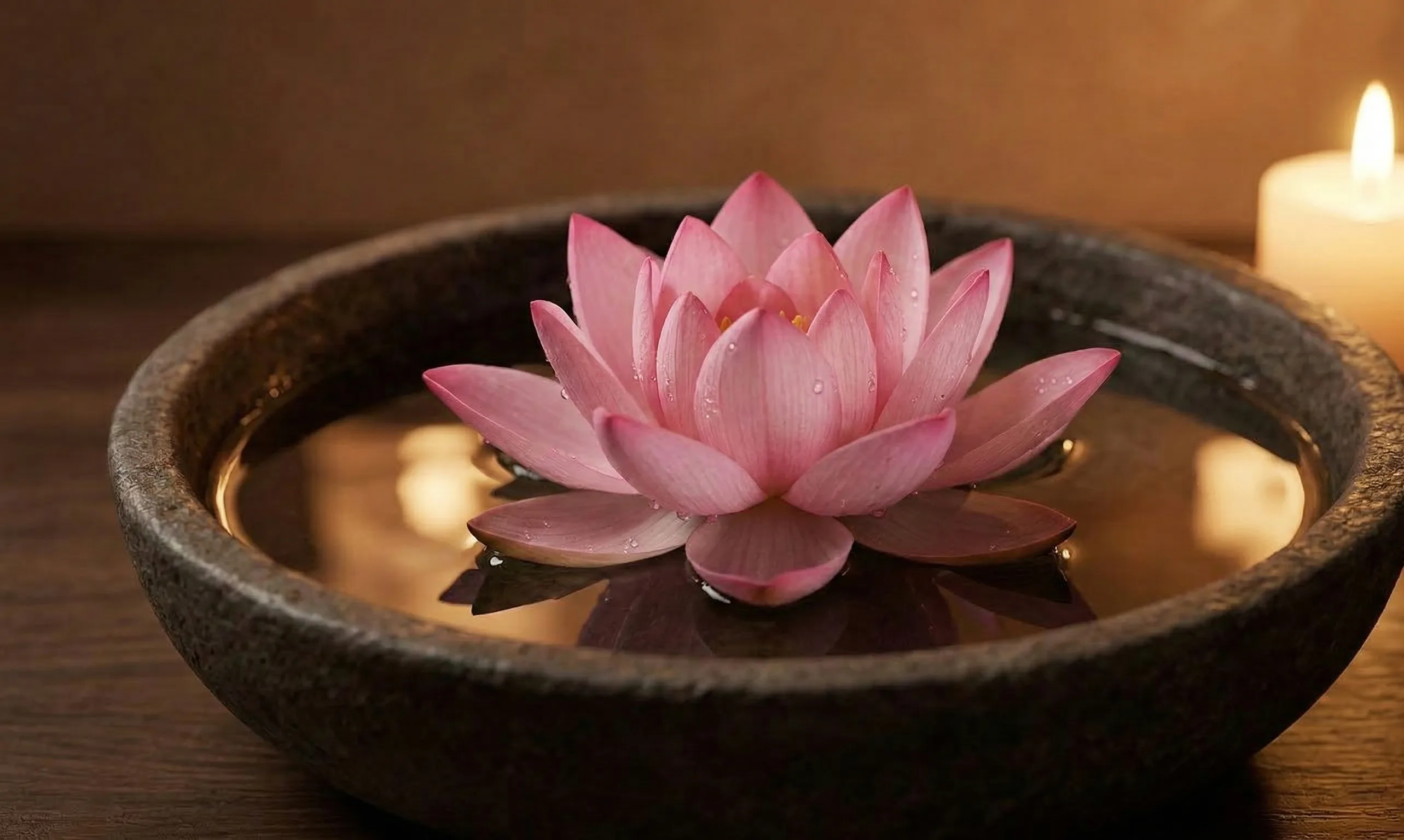 Lotusblüte im Tantra Shiva Studio Köln – Symbol für Reinheit und Erwachen